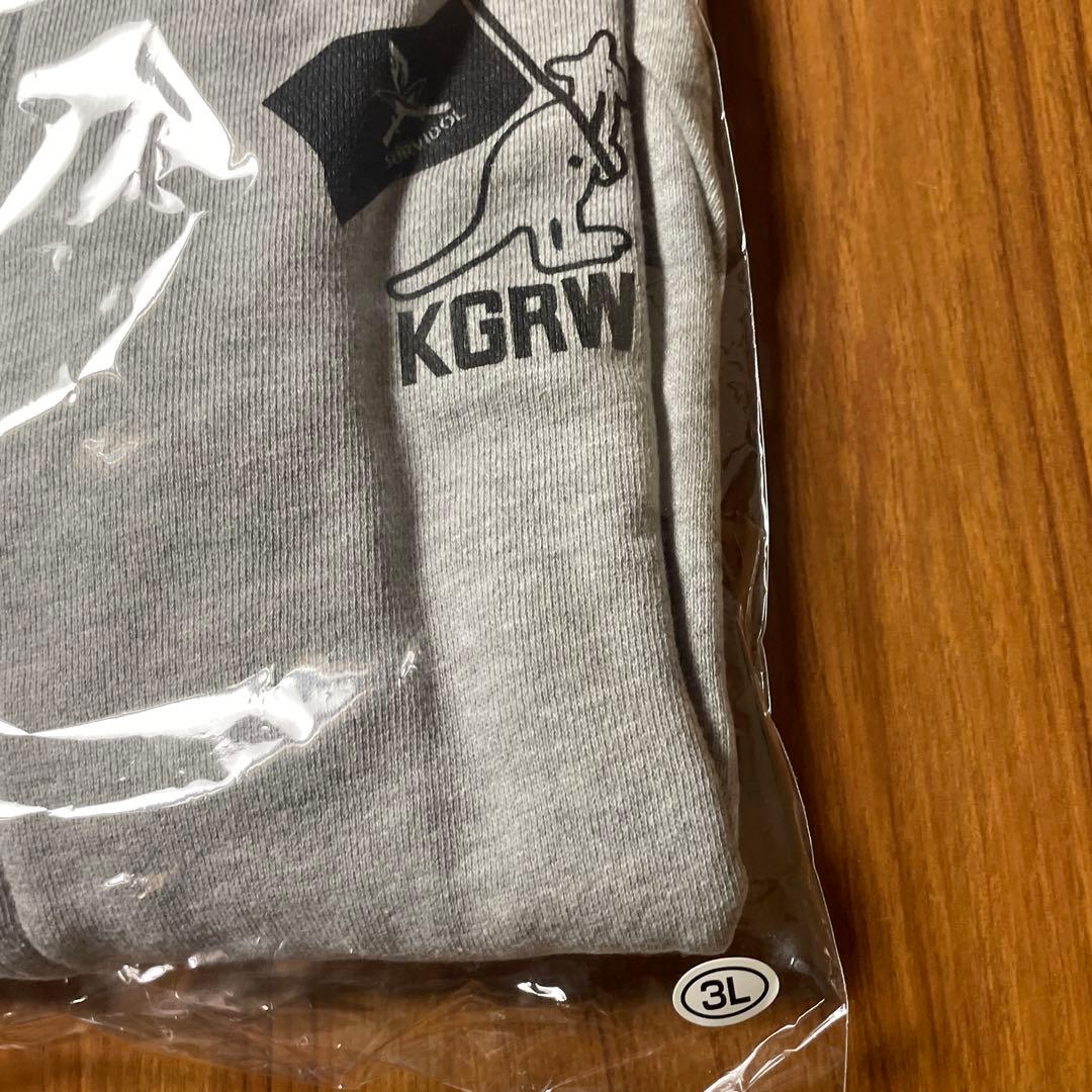 さばいどる かほなん×KANGOL REWARD グレー パーカー 3Lサイズ