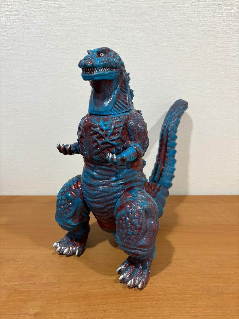 サンガッツ本舗 シンゴジラ ソフビ 青 サルジルシoneupブルマァク