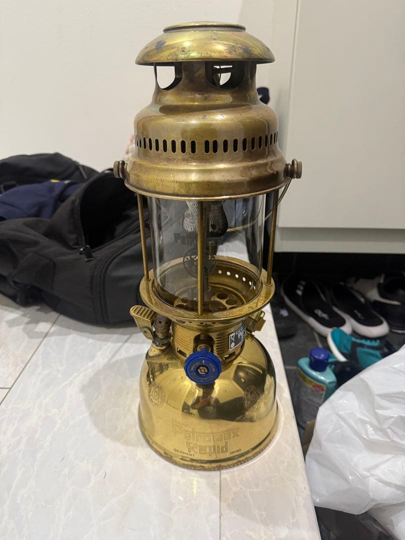 ペトロマックスHK500 ブラス　加圧式灯油ランタン