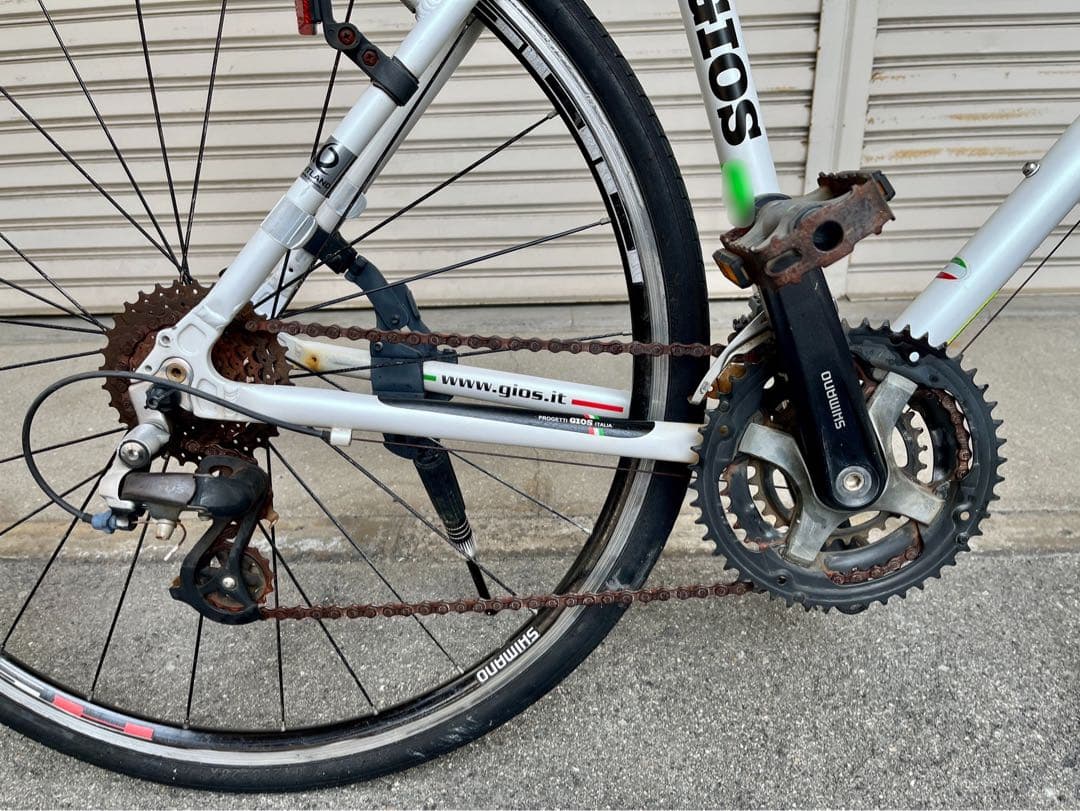 【大阪市 引取り限定】GIOS Mistral ジオス ミストラル ホワイト