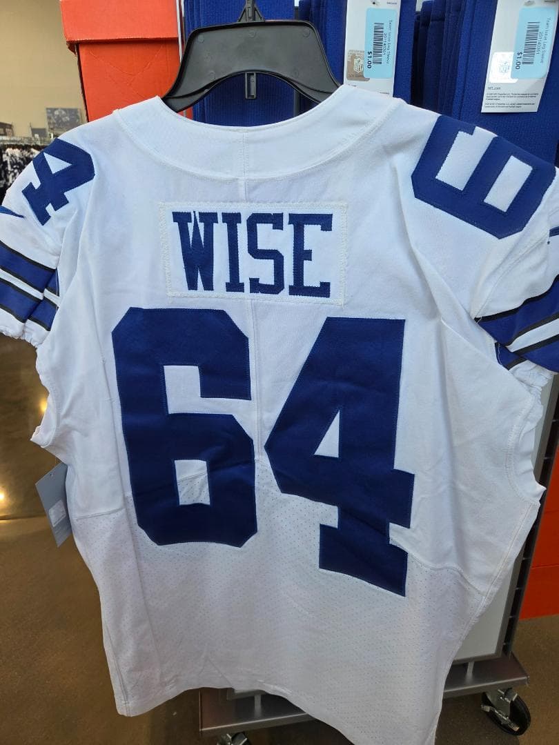 NFL カウボーイズ WISE 64 ジャージ 白