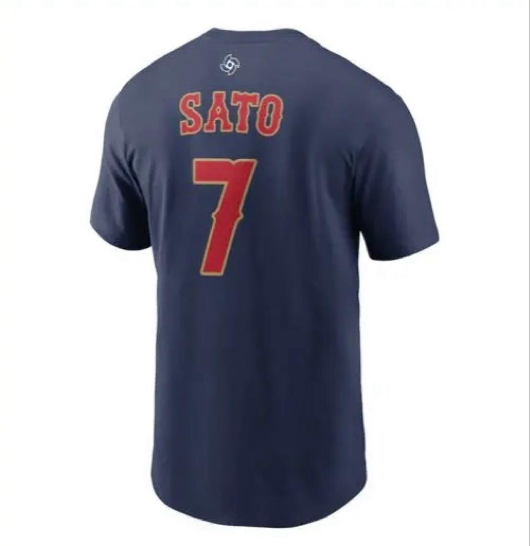侍ジャパン 佐藤輝明WBC2026 ナンバーＴシャツ　キッズサイズ　正規品