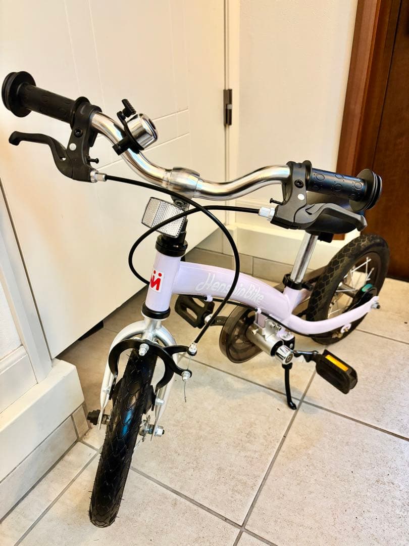 HenshinBike 12インチ バランスバイク パープル♪