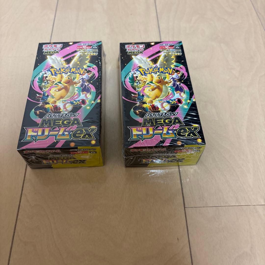 ポケモンカード　ムニキスゼロ4box &メガドリームex2box シュリンク付き