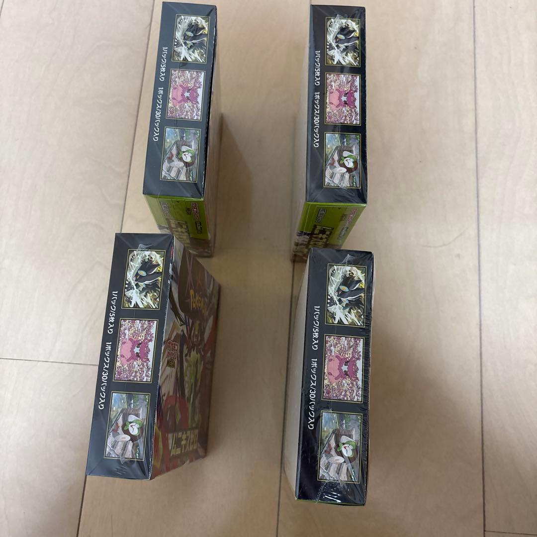 ポケモンカード　ムニキスゼロ4box &メガドリームex2box シュリンク付き