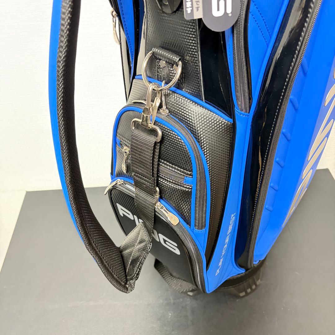 【極美品】PING オーセンティックカート ゴルフ キャディバッグ 9型 現行