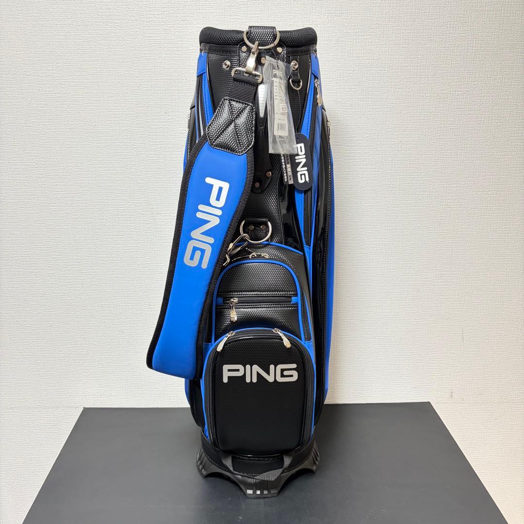 【極美品】PING オーセンティックカート ゴルフ キャディバッグ 9型 現行