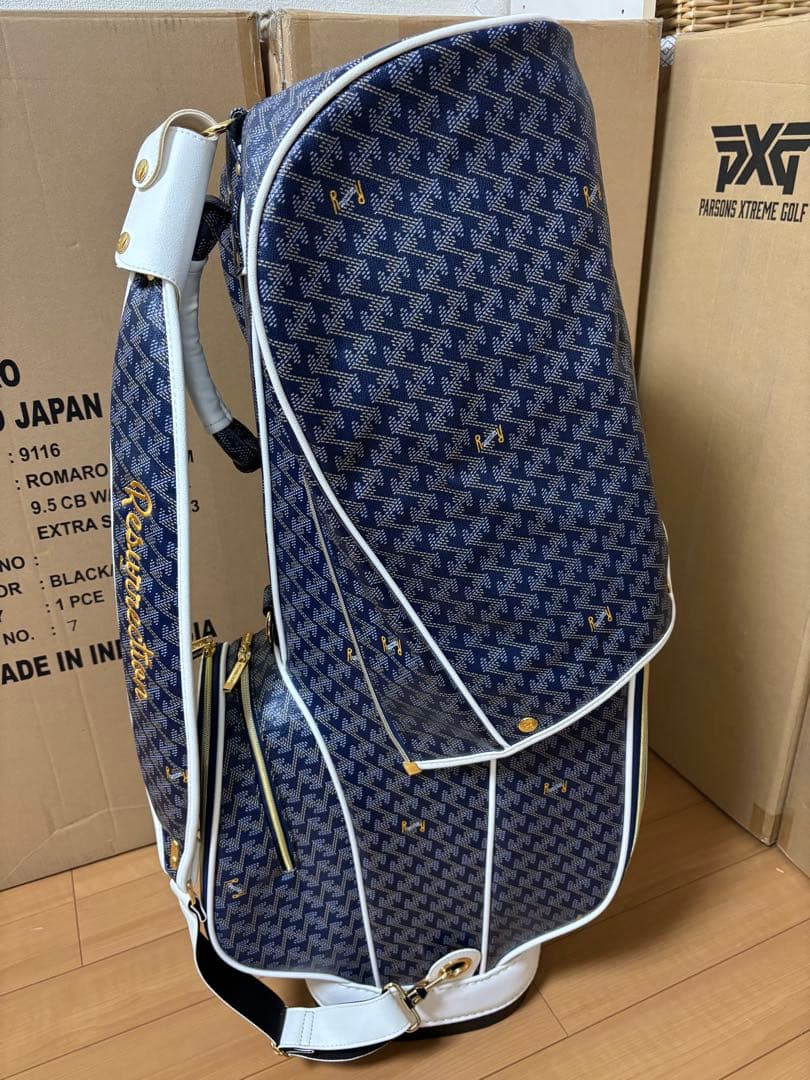 Resurrection RALLINA キャディバッグ レザレクションネイビー