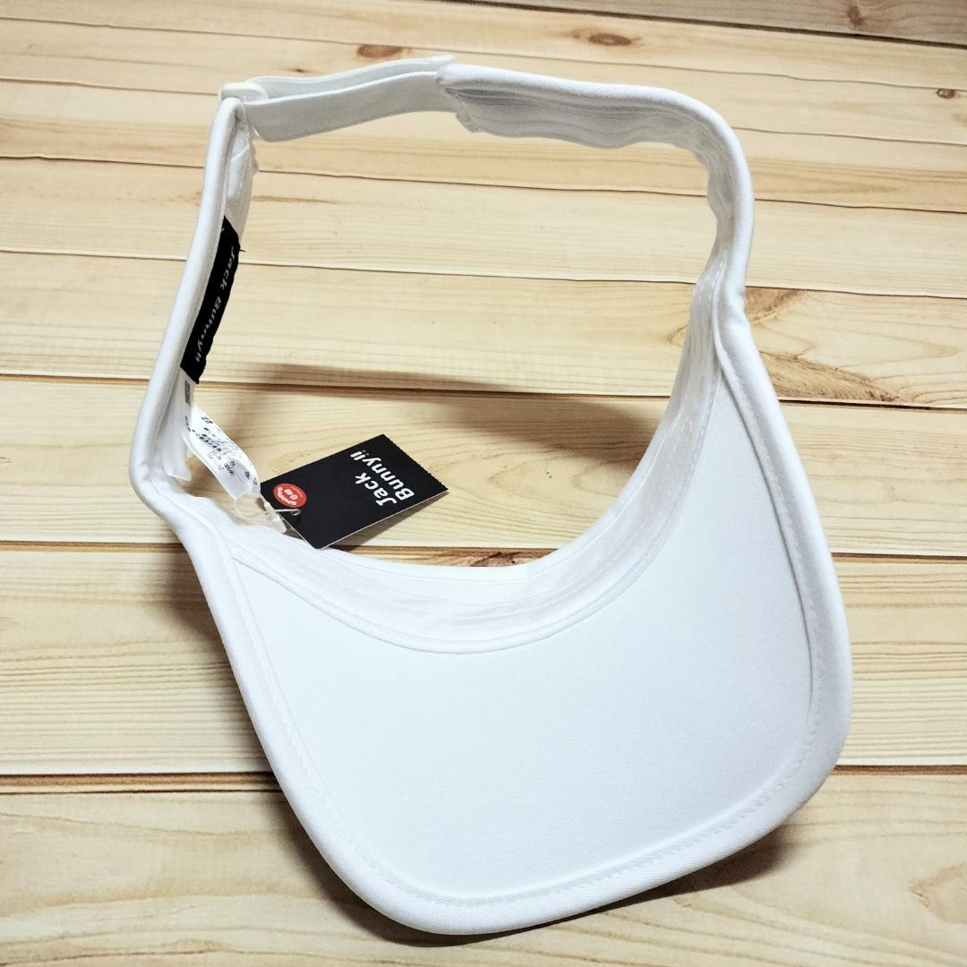 新品☆ジャックバニー ドラえもん コラボ サンバイザー ゴルフ ホワイト