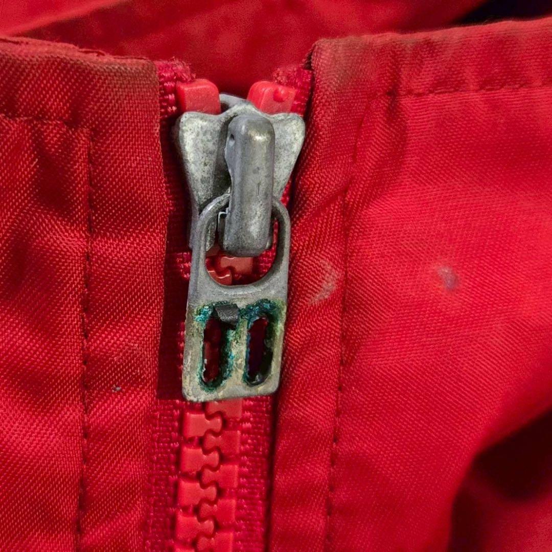 NIKE ナイロンセットアップ（メンズS）ナイキ 赤 レッド ジャージ 90s