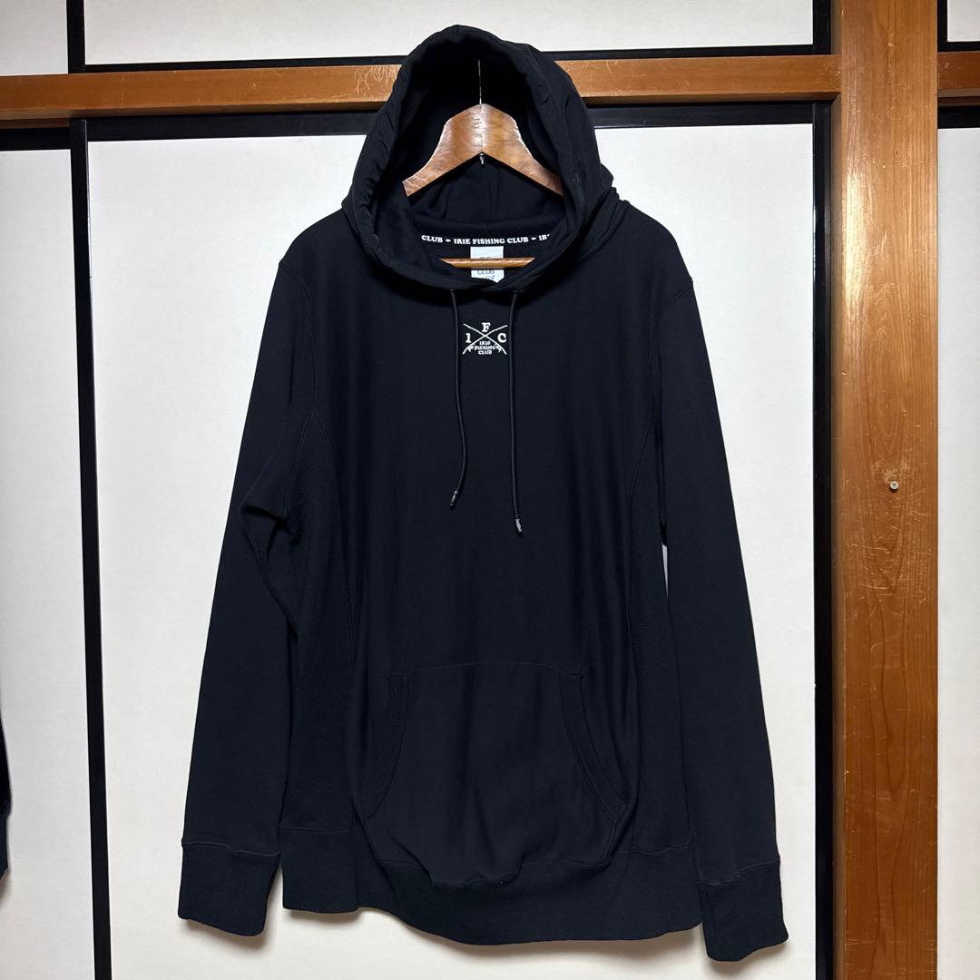 Iriefishingclub クロスロッド ナイロンフーディー XL パーカー