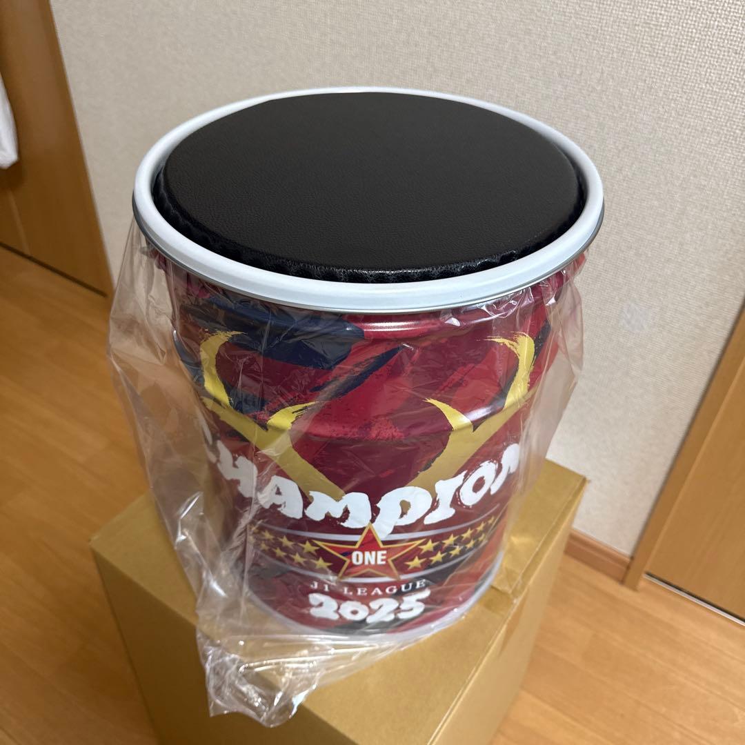 鹿島アントラーズ25Jリーグ優勝ペール缶