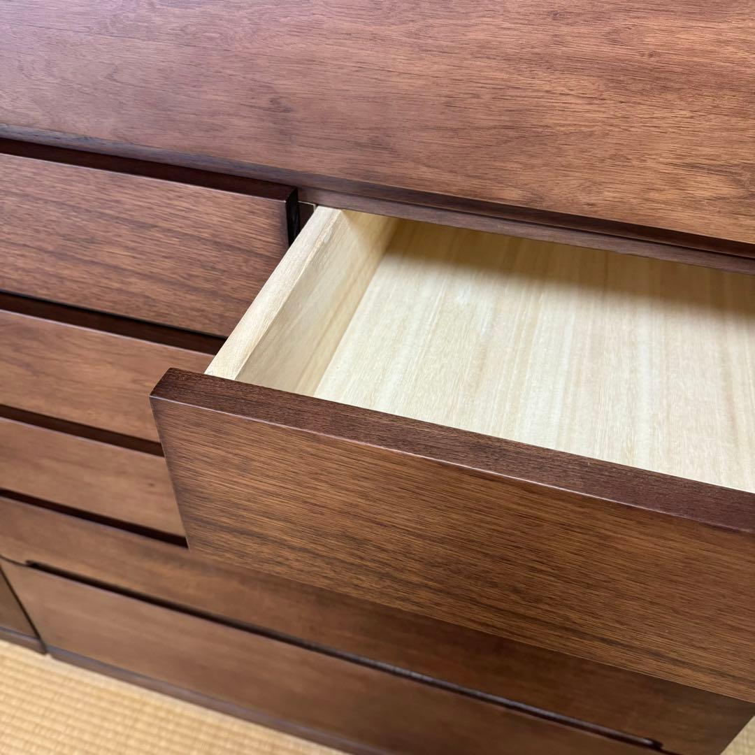 大塚家具　木製　チェスト　幅104 ウォールナット