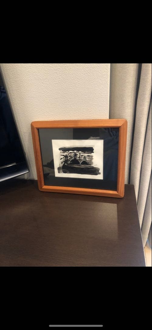 やす PORTER CLASSIC 水彩画 木製フレーム付き