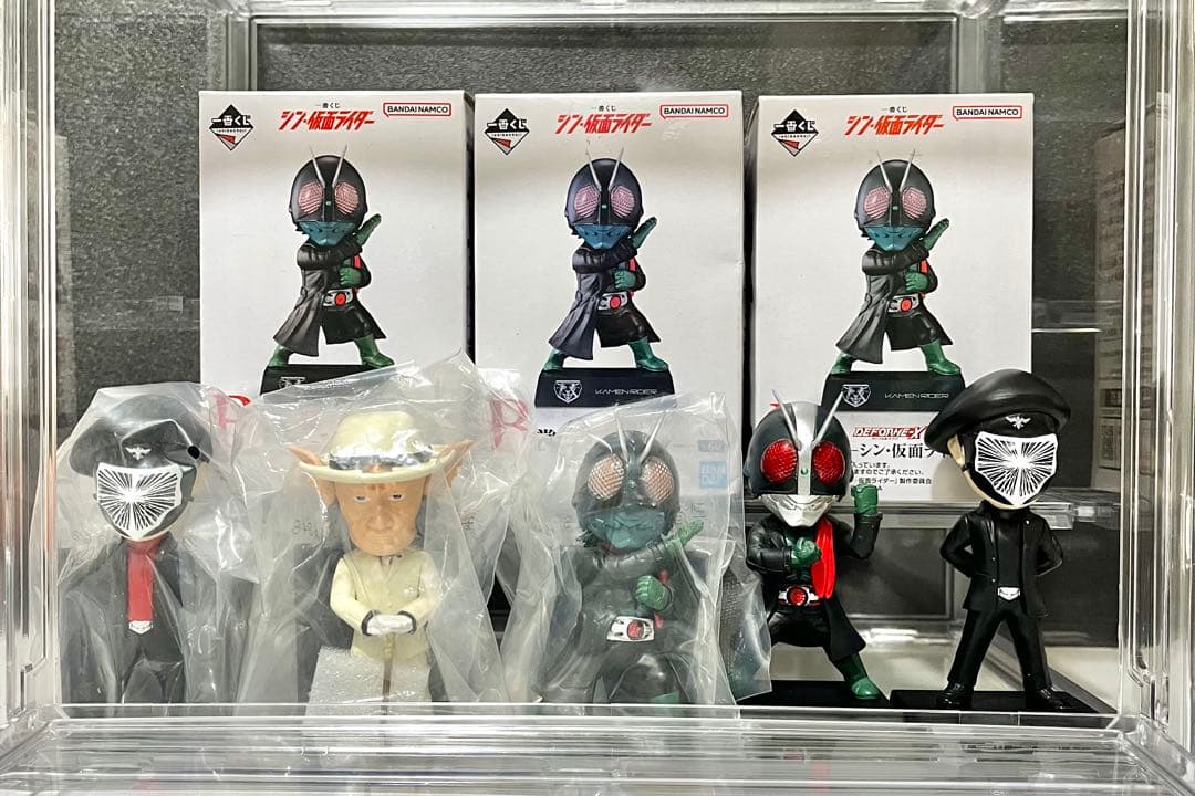 一番くじ シン 仮面ライダー DEFORME-X 5体セット 未開封 箱付き