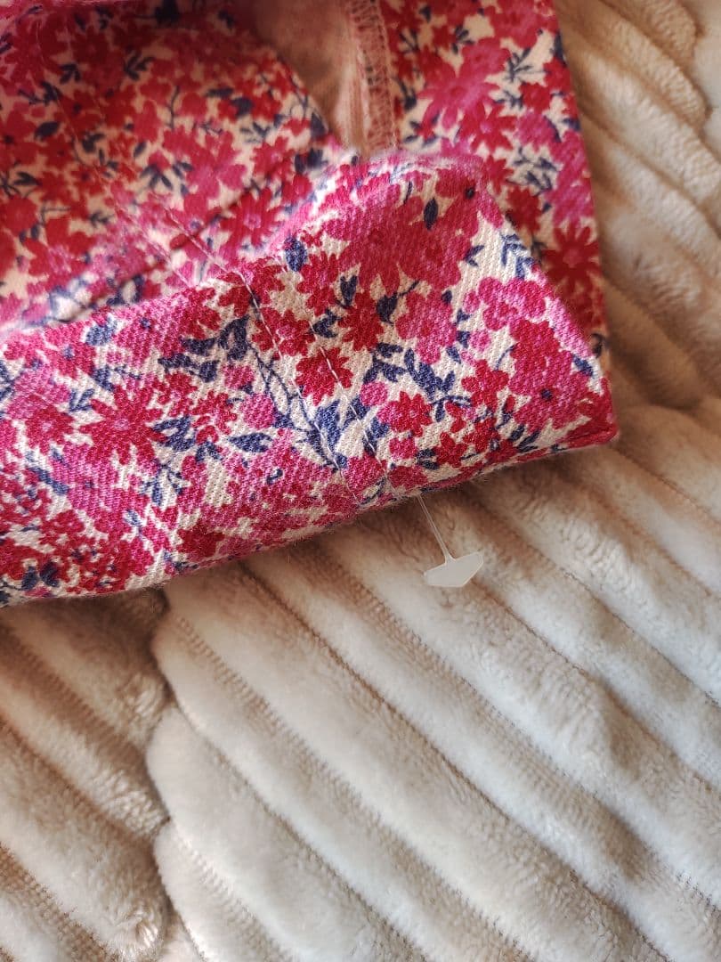 未使用　マスターバニー　花柄ポロシャツ　サイズ5　総柄　ロゴ刺繍