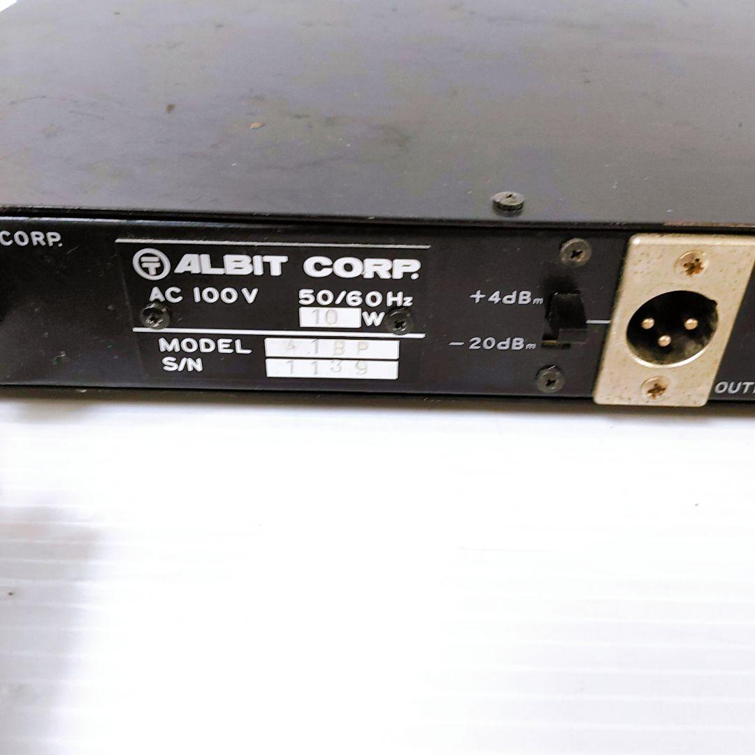ALBIT BASS PRE AMP A1BP ベースプリアンプラック