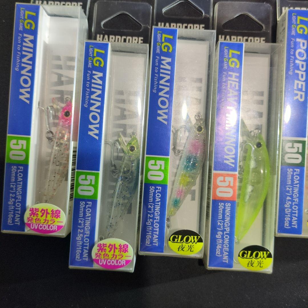 デュエルDUEL LG HEAVY MINNOW & POPPER５０mm
