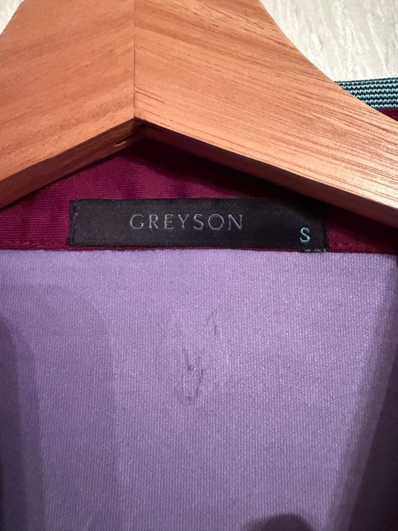 GREYSON 幾何学模様 ポロシャツ Sサイズ