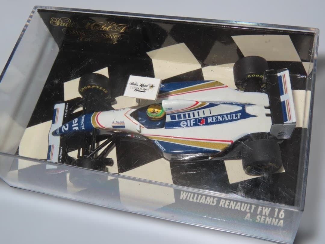 ミニチャンプス 1/43 ウィリアムズ・ルノー FW16 アイルトン・セナ