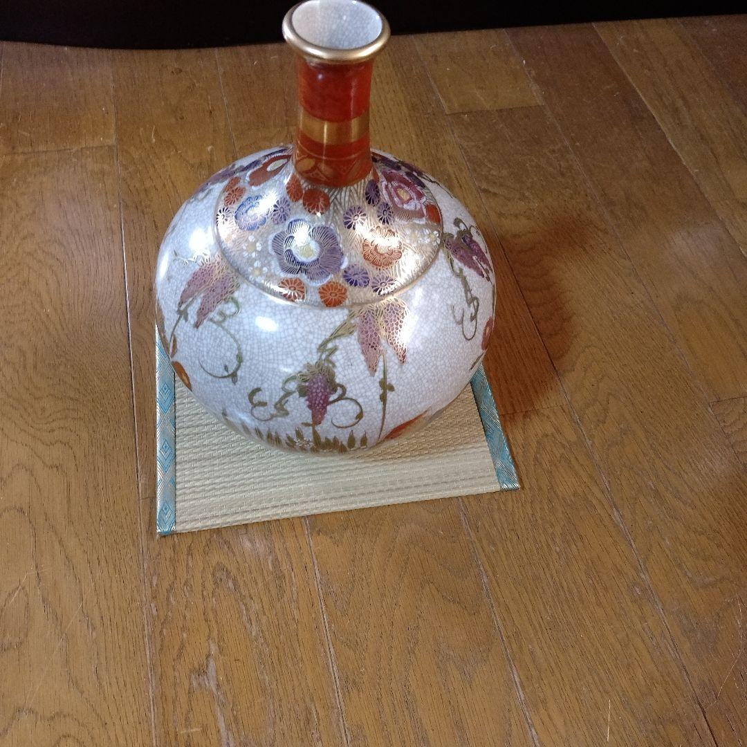 美品！薩摩焼の伝統的な和風花瓶