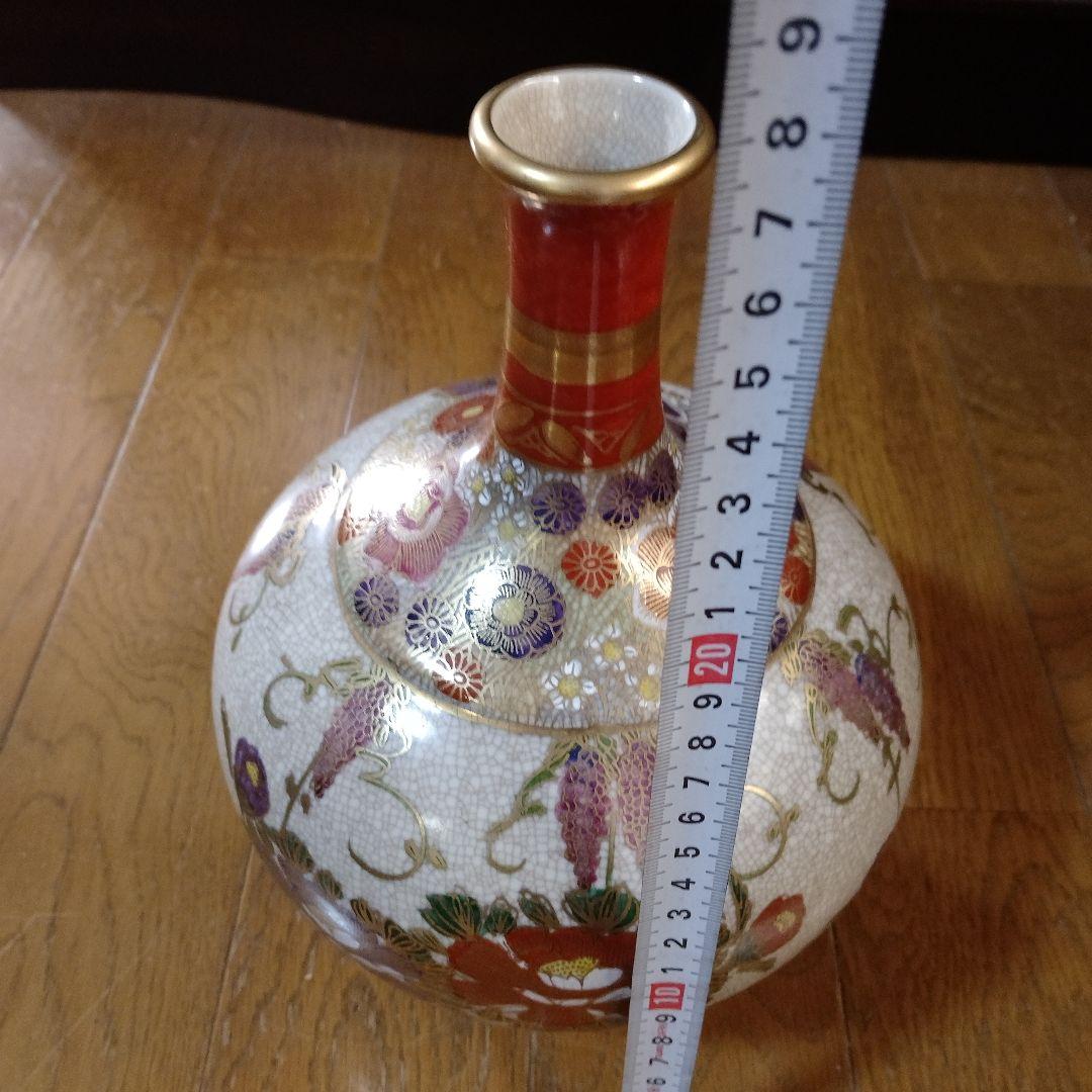 美品！薩摩焼の伝統的な和風花瓶