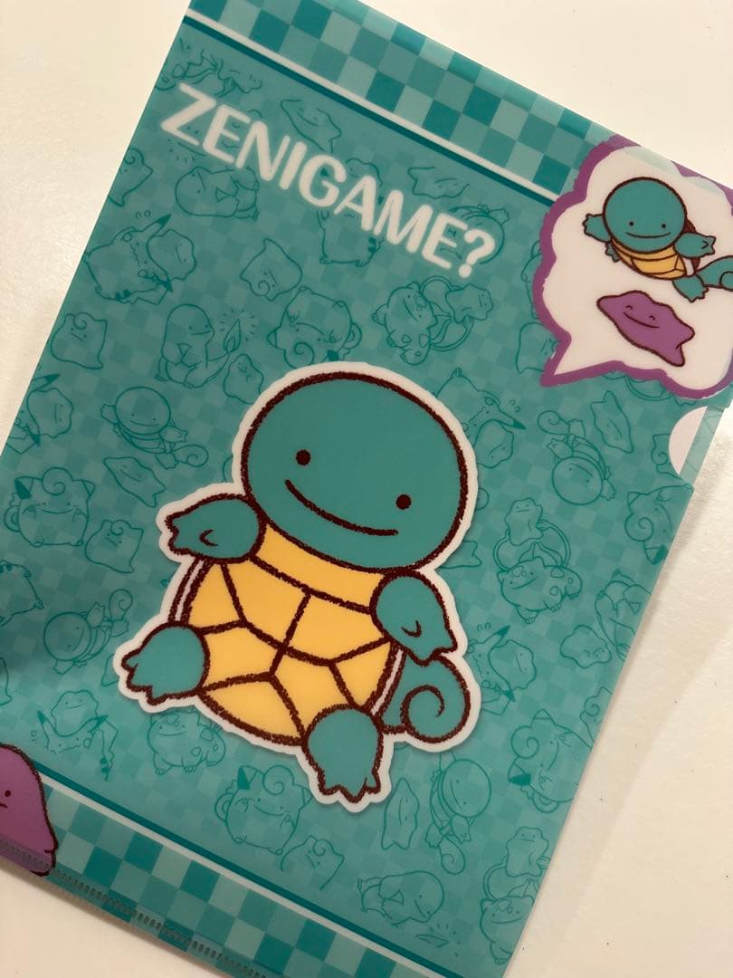 【レア】へんしん！メタモン　ノベルティ　A4クリアファイル　フシギダネ・ヒトカゲ