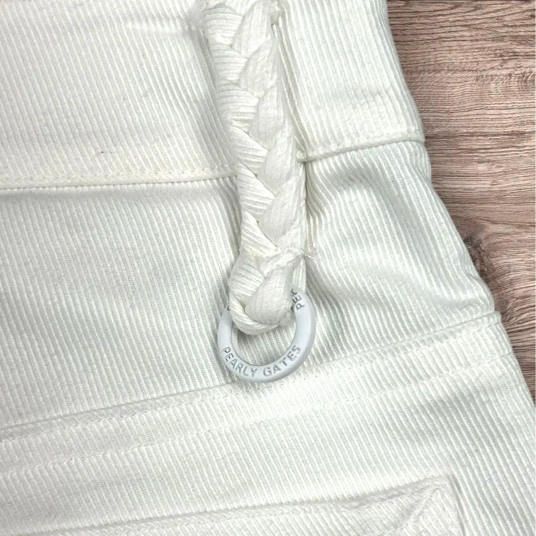 PEARLY GATES（パーリーゲイツ） 89 前ボタン　スカート ホワイトS