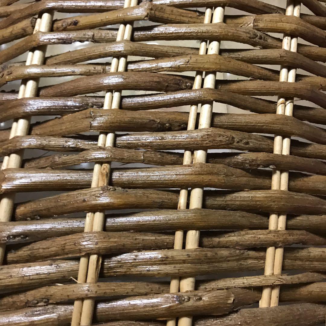 アンティーク　藤の籠　鉢カバー　ラタン