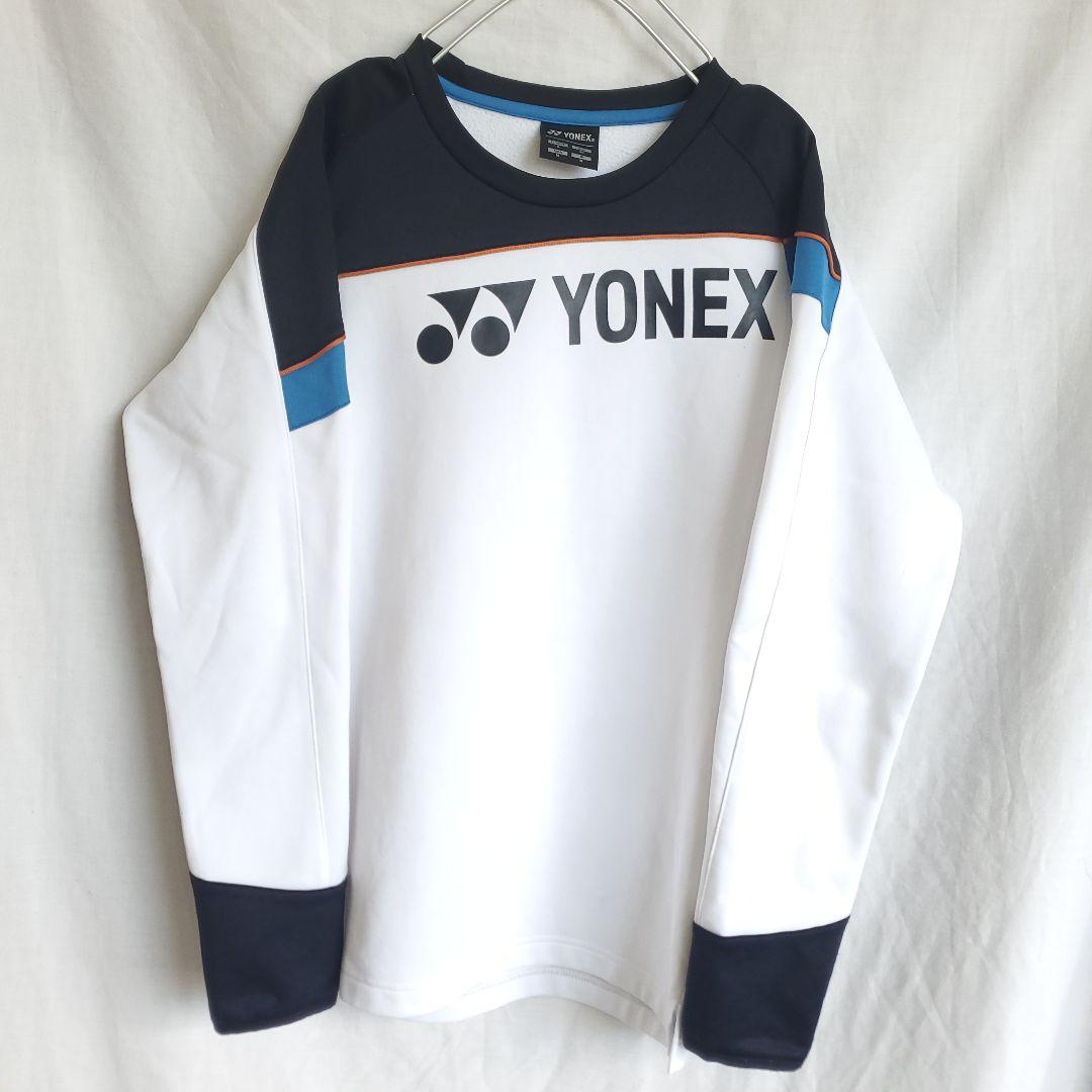 YONEX バドミントン 長袖 ウェア カットソー 白 ホワイト 柄