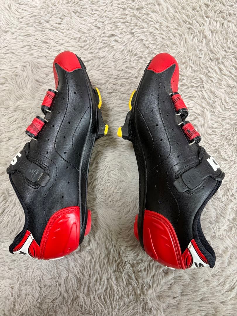 SIDI サイクリングシューズ ブラック/レッド　サイズ42 箱無し