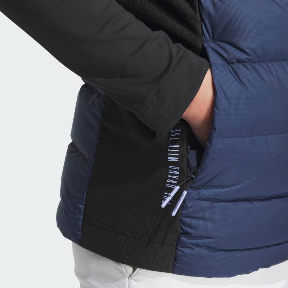 新品 adidas ゴルフ 600フィルダウンハンドジップポケット付ダウンベスト