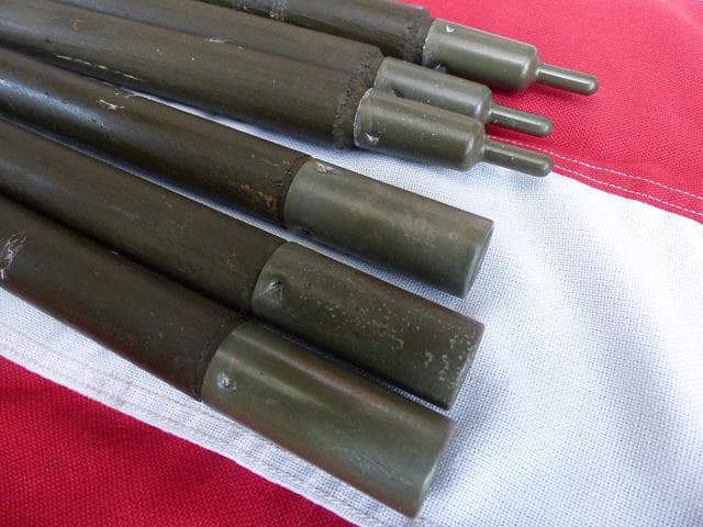 1968” 米軍実物 ナム戦 デッド!　テントポール　6本セット 軍幕 317