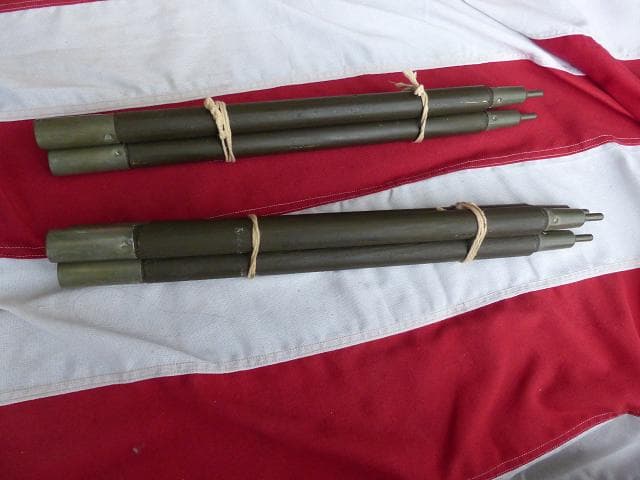 1968” 米軍実物 ナム戦 デッド!　テントポール　6本セット 軍幕 317