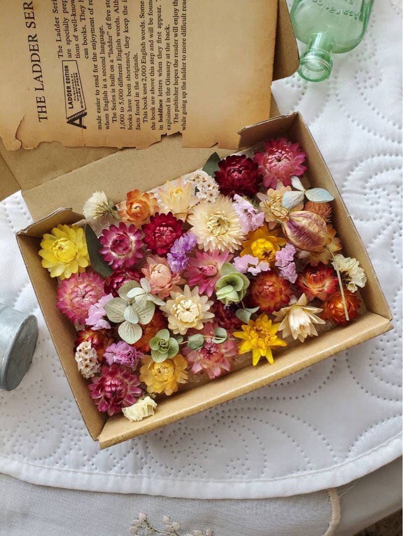 ドライフラワー花材セット。:°ஐ..♡*ヘリクリサム♡♡