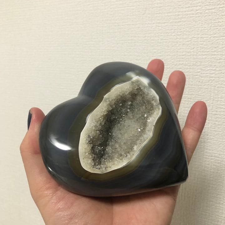 ブラックアゲート ハート
