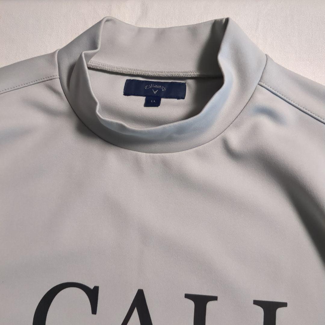 未使用級 Callaway キャロウェイ モックネック ストレッチシャツ LL