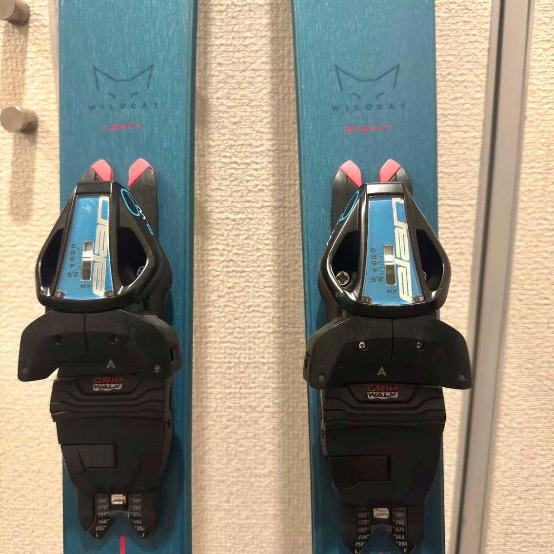 【初級 美品 超軽量】 elan スキー板 '23 WILD CAT 76