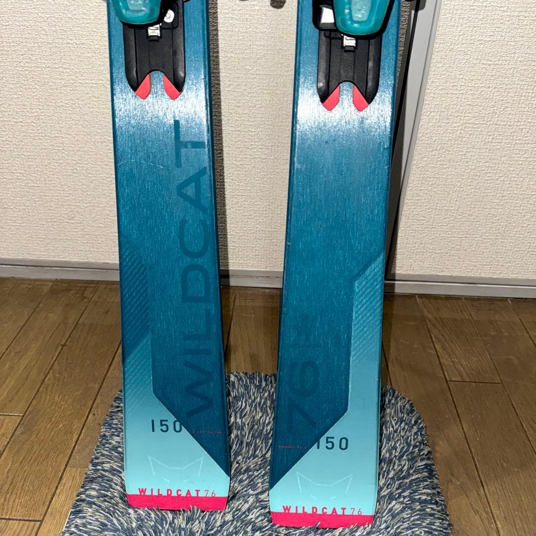 【初級 美品 超軽量】 elan スキー板 '23 WILD CAT 76