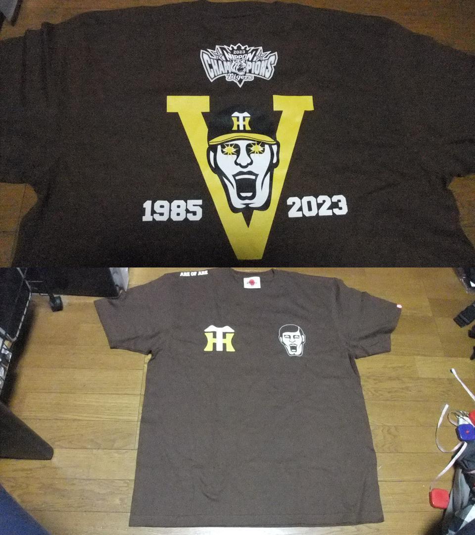 パンクドランカーズ XXL 阪神タイガース 優勝記念 未使用 茶 Tシャツ