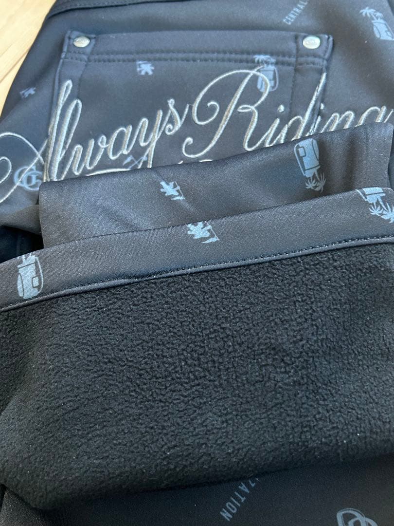 美品◾️ガッチャゴルフ ◾️裏起毛ブラック パンツ L