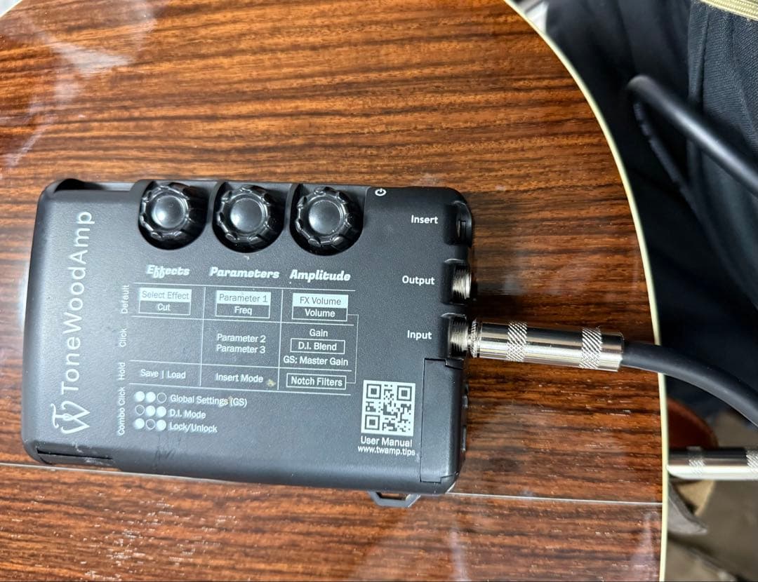 ToneWood Amp アコギのボディを直接鳴らすエフェクター