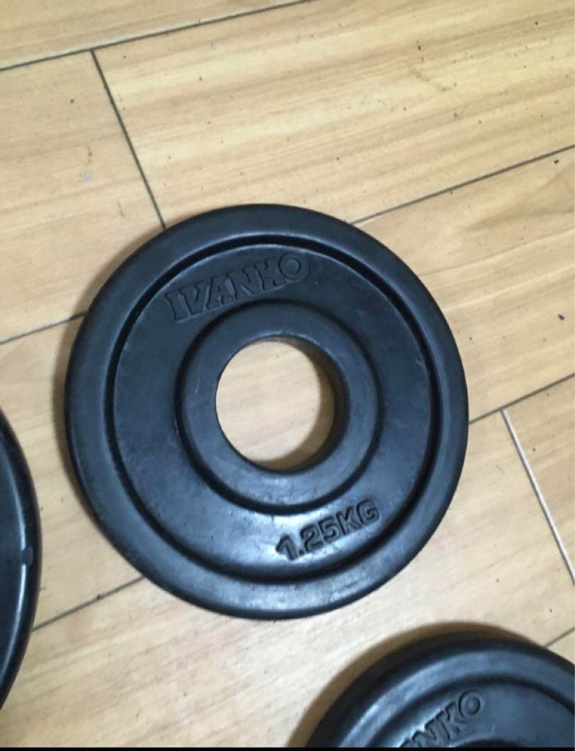 IVANKO イヴァンコ ラバー プレート17.5kg穴径50mm.