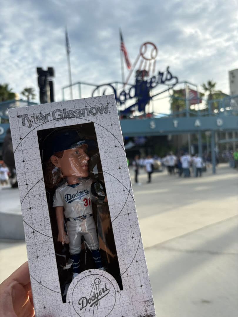 9/18配布 ドジャース グラスノー ボブルヘッド/Tyler Gla