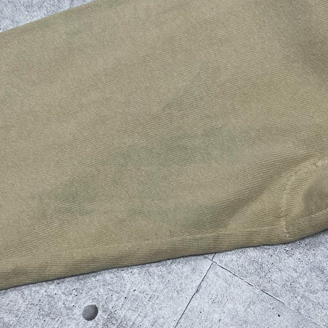 90s BARBARIAN カナダ製 ラガーシャツ 単色 無地 ロゴ入り