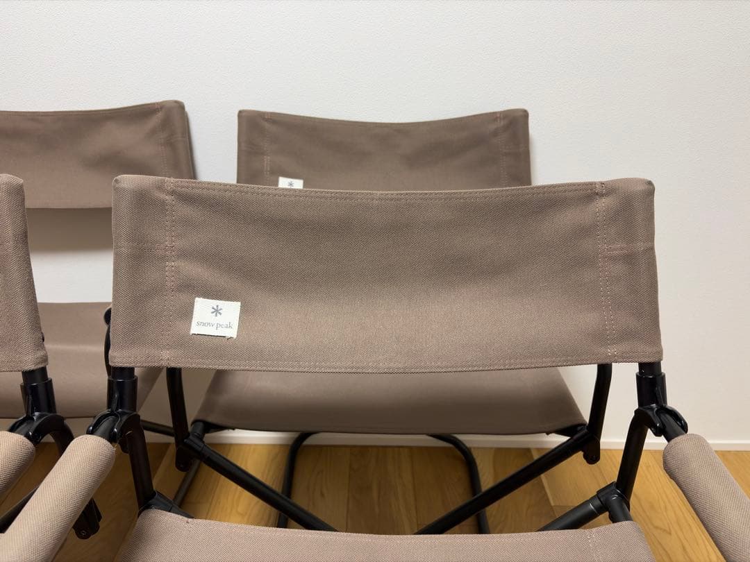 スノーピーク　FDチェアワイド グレー LV-077GY　4脚セット ②