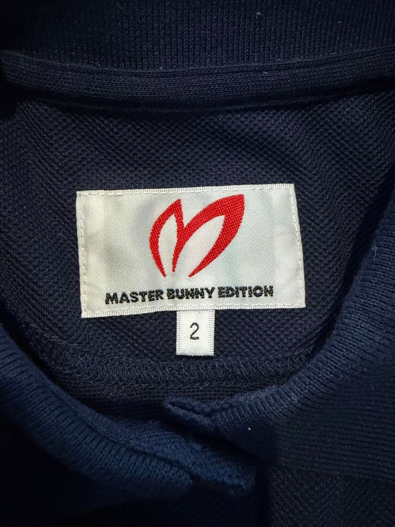 MASTER BUNNY EDITION ネイビー ポロシャツ サイズ2