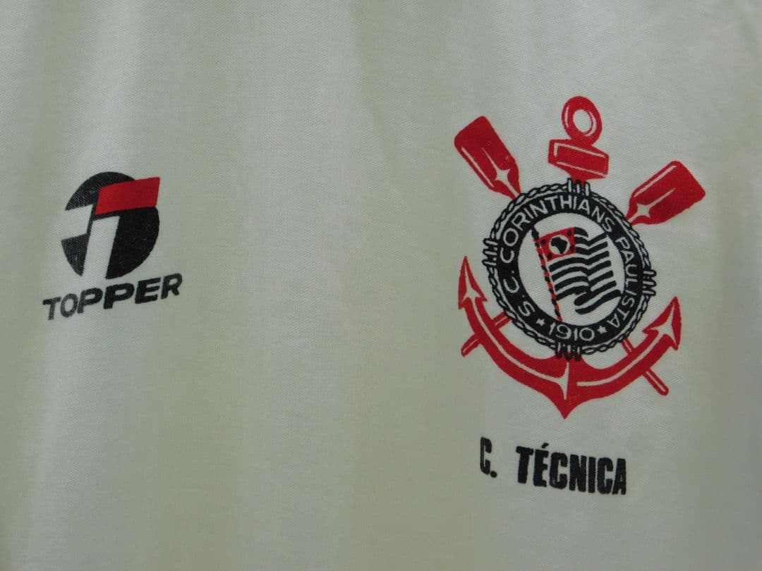 クラブ支給品　1987年 コリンチャンスヘッドコーチシャツ　C. TÉCNICA