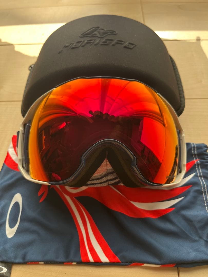 Oakley ゴーグル オレンジレンズ 交換レンズ付き