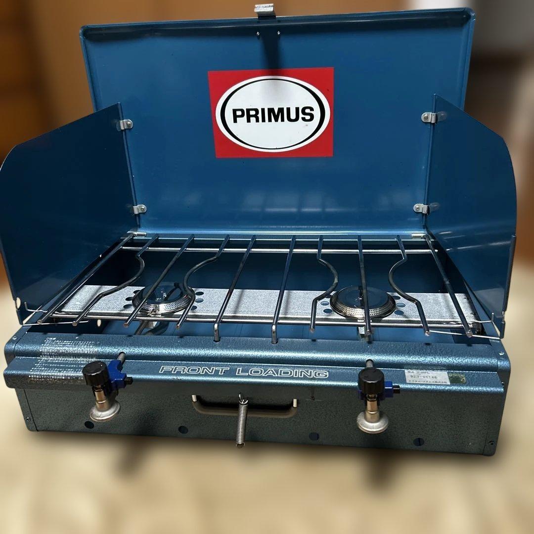 イワタニ　PRIMUS FRONT LOADING ツーバーナーコンロ